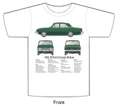 Ford Corsair Deluxe 1963-70 T-shirt Front